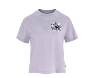 Fjallraven Womens Fjallblomster Logo T-shirt Lavender Mist