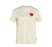Fjallraven Womens Fox Boxy Logo Tee Chalk White