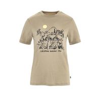 Fjallraven Womens Hoja Lugnt Wool T-shirt Classic Fossil