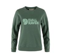 Fjallraven Womens Logo Sweater Deep Patina / Misty Green