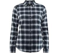 Fjallraven Women's Övik Flannel W Long Sleeved T shirt, Blue, L EU