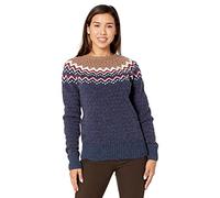 Fjallraven Women's Övik Knit Sweater Sweatshirt, Blue, XS UK