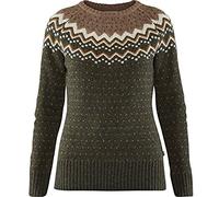 FJALLRAVEN Women's Övik Knit Sweater Sweatshirt, Deep Forest, XXS UK