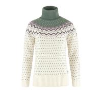 Fjallraven Womens Ovik Knit Roller Neck Chalk White / Patina Green
