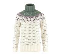 Fjallraven Womens Ovik Knit Roller Neck Chalk White / Patina Green