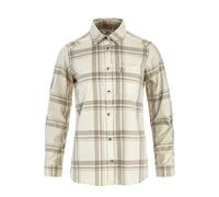 Fjallraven Womens Ovik Lite Flannel Shirt Chalk White / Fossil