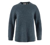 Fjallraven Womens Ovik Rib Sweater Navy