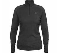 NEW - Official Fjallraven Womens Skare Microfleece Half Zip Dark Grey