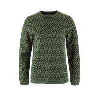 Fjallraven Womens Snow Round Neck Sweater Deep Forest