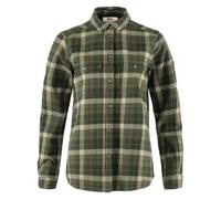 Fjallraven Women's Värmland Heavy Flannel Shirt W, Green/Deep Forest, Large