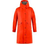 Fjallraven Womens Vardag Rain Parka Large Flame Orange