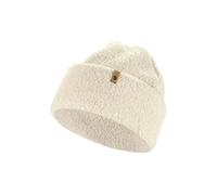 Fjallraven Wool Rich Knitted Textured Beanie Hat White