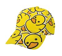 FJAUOQ Baseball Cap Duck Rubber Ducky Animals Classic Fashion Print Twill Trucker Hats for Women Men Girl Boy