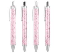 FJAUOQ Cartoon Pink Axolotl Ballpoint Pen Ball Point Pen for Men Women Retractable Pens 0.5mm Blue with Funny Printed