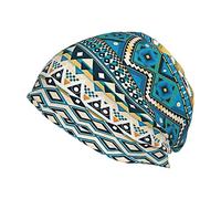 FJAUOQ Fashion Native American Theme Beanie Hat Soft Sleep Cap Slouchy Knitted Hat Headwear Gift for Men Women