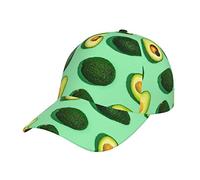 FJAUOQ Fruit Avocado Baseball Cap Dad Hat Trucker Hat Women Men Snapback Adjustable Fashionable Trendy Hip Hop Hat Low Profile
