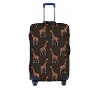 FJAUOQ Giraffe Suitcase Cover Anti-Scratch Luggage Covers Washable Travel Luggage Protector M Fit 22-24 Inch Luggage
