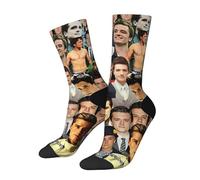 FJAUOQ Josh Hutcherson Socks Unisex Women's Athletic Socks Running Socks 3D Printed Mid-calf Socks for Women, Men, Teens