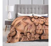 FJAUOQ Lightweight Fashion Nicolas Cool Cage Blanket Ultra-Soft Micro Fleece Living Room/Bedroom Warm Blanket 40"X30"