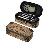 FJAUOQ Ouija Board Print Pencil Case Large Capacity Pencil Bag, Portable Pencil Pouch for Adults and Office, 8.3" L x 3.9" W x 2" H