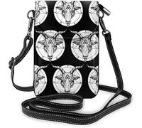 FJAUOQ Sweet Hedgehog Women Soft PU Leather Cellphone Purse Wallet Handbag Small Crossbody Shoulder Bag
