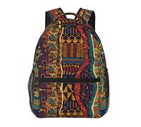 FJAUOQ Traditional African Laptop Backpack Wild Animal Skins Tablet Travel Picnic Animal Bag Laptop Bag African Travel Bag