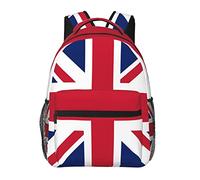FJAUOQ Union Jack Backpack British Flag Backpack Travel Hiking Camping Daypack for Women Men