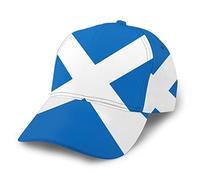 FJAUOQ Unisex Baseball Caps Adjustable Scottish Flag Breathable Trucker Cap Adjustable Sport Caps Men Women with Ponytail Hole Sun Hat
