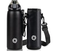 FJbottle 1L Stainless Steel Water Bottle 800ml 600ml 400ml BPA Free Kids Water Bottle Leakproof Thermos for Sports Sports College School Fitness Outdoor Cycling