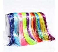FJDCKJ 15 Colors Crystal Flash Fly Tying Materials, Holographic Flashabou Tinsel Sparkle String, DIY Fly Tying & Lure Making Supplies for Freshwater Saltwater Streamer Tube Fly Jig Crafting