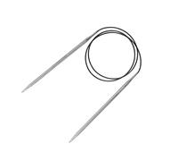 FJDRSIG Stainless Stee Circular Knitting Needles 3.25mm Circular Knitting Needles 80cm Long,Round Metal Knittings Needle for Beginners, for Knit Socks, Hat, Sweater, Scarf, Blanket
