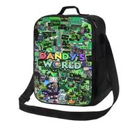 FJGFOEE Dan-dy World Hello Catr Kitty Reusable Insulated Lunch Bag Durable Large Capacity Lunch Box for Women and Men Work Picnic Beach Office Pink Cartoon