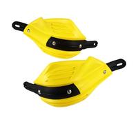 FJGIGN Hand Protectors 22mm 28mm Motorcycle Hand Guards Supermoto Handguard Protector for SX SXF KLX KX KXF YZ YZF CR CRF Dirt Bike Hand Guards Handguard(Yellow)