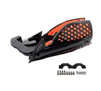 FJGIGN Hand Protectors 22mm Handguard Motocross Protection Protector for Motorcycle Dirt Pit Bike ATV with Enduro Handbar Hand Guards Hand Guards Handguard(Black Orange)
