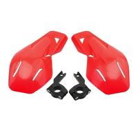 FJGIGN Hand Protectors Motorcycle Handguards Hand Guards Protector for Kawasaki for SX EXC XCW SMR Moto Dirt Bike ATVS 7/8" 22mm Handlebar Hand Guards Handguard(Red)