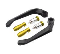 FJGIGN Hand Protectors Motorcycle Handlebar Levers Protector Guard Handle Bar Moto Parts Bike Universal Aluminum Hand Guards Handguard Hand Guards Handguard(Gold)