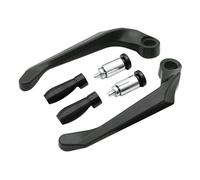 FJGIGN Hand Protectors Motorcycle Handlebar Levers Protector Guard Handle Bar Moto Parts Bike Universal Aluminum Hand Guards Handguard Hand Guards Handguard(Black)