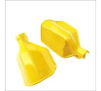 FJGIGN Hand Protectors Universal Motorcycle Handguard Reinforced Hand Guard Protector 22mm for Kawasaki for Suzuki Hand Guards Handguard(Yellow)