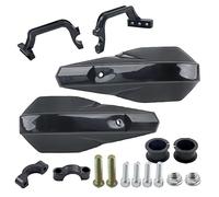FJGIGN Hand Protectors Universal PP Plastic Hand Guards Handlebar Guard for Motorcycle Pit Bike ATV Quads Hand Guards Handguard(Black)