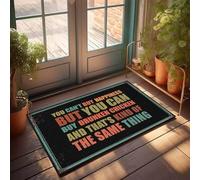 FJHG Cool Door Mat You Can'T Buy Happiness But Can Drunken Chicken Doormat Fall Outdoor Welcome Mat Bar Decor For Home(50X80CM)