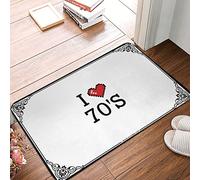 FJHG Fall Kitchen Mats For Floor I Love 70'S Doormat Man Cave Furniture Spring Door Mat Outdoor(40X60CM)