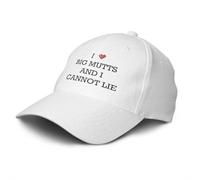 FJHG Graphic Trucker Hat I Love Big Mutts & Cannot Lie Casquette Dad Hats for Men Dad Life Hats for Men