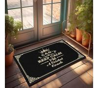 FJHG Interesting Entry Doormat I Can'T Keep Calm I'M A Cricket Coach Doormat Decor For Man Cave Thankful Door Mat(50X80CM)