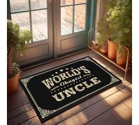 FJHG Man Cabe Decor World'S Okayest Uncle Doormat Outdoor Bar Decor Pads & Mat(50X80CM)