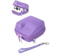 FJIASTB Carrying Case for Polaroid Go Gen 3, Hard Cover & Soft Lining Carry Bag with Photo Storage and Wrist Strap (Purple)