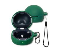 FJIASTB Case for Huawei FreeClip 2 Collector s(2026) Edition Earbuds, Soft Silicone Protective Cover with Carabiner and Lanyard, Shockproof (Dark Green)