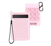 FJIASTB Case for Plaud Note Pro AI Voice Recorder 2025, Kids-Friendly Soft Silicone Protective Cover, Shockproof, Waterproof (Pink)