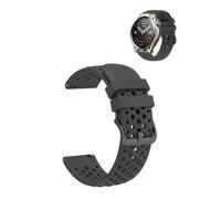FJIASTB Silicone Band for Amazfit Balance Ultra, Washable Breathable Sport Strap (Gray)
