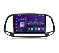FJINQIANG Android 15 Car Stereo 9 Inch Touch Screen for Fiat Doblo 2015-2019 Plug and Play with Wireless Carplay Android Auto GPS Bluetooth Mirror Connection,8 Core 4G+Wifi 6G+128G