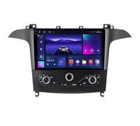 FJINQIANG Android 15 Car Stereo 9 Inch Touch Screen for Ford S Max S-MAX 2006-2015 Plug and Play with Wireless Carplay Android Auto GPS Bluetooth Mirror Connection,4 Core Wifi 2G+32G